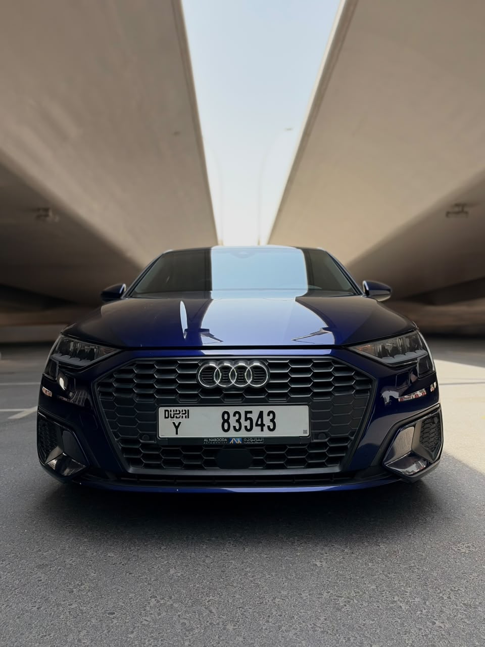 Rent a car with driver in dubai Audi A3 2024